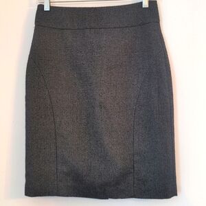 Banana Republuc Grey Tweed Style Skirt